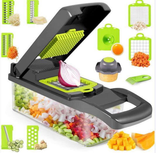 Najir All In One™ 12 In 1 Manual Vegetable Chopper Kitchen Gadgets.